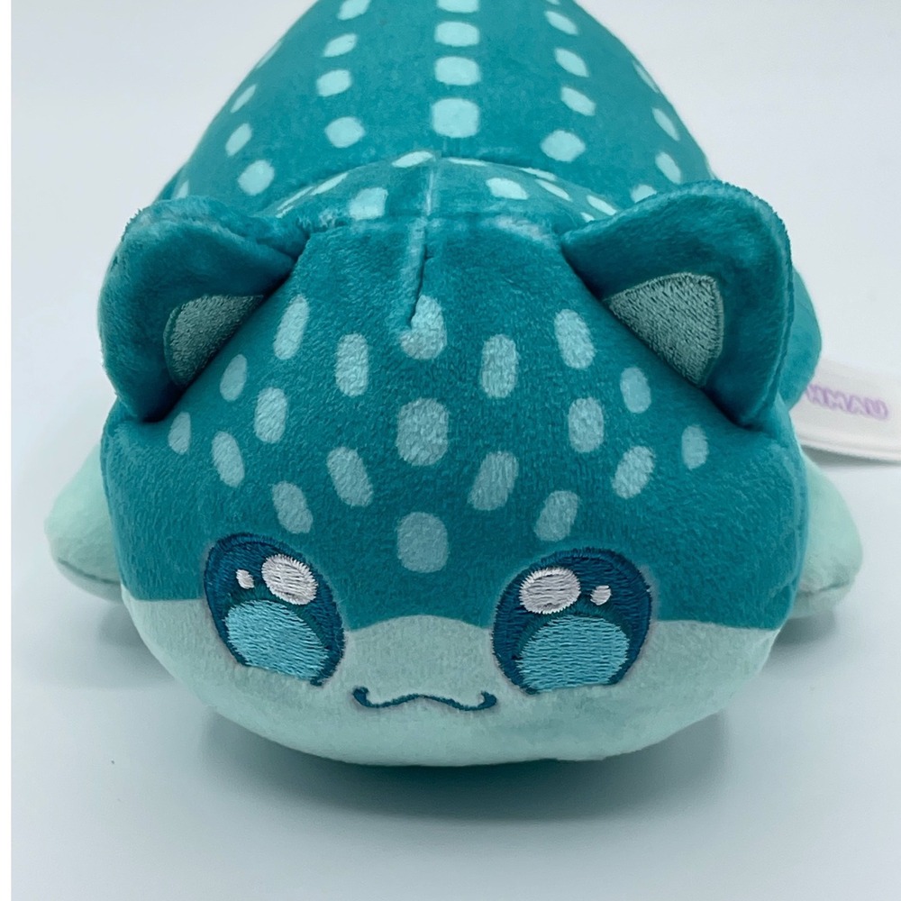 Aphmau MeeMeows Stingray Cat Plush Teal 7 Inch 2024
